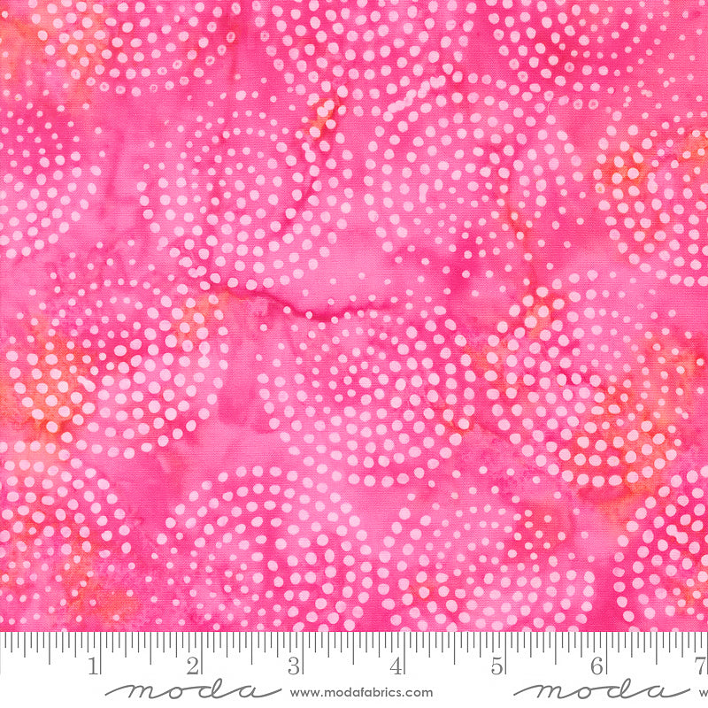 Echo Batiks Marble Dots Fuchsia Swirl