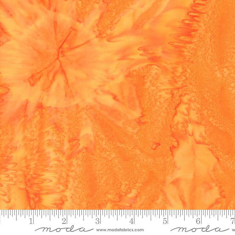 Echo Batiks Marble Tangerine