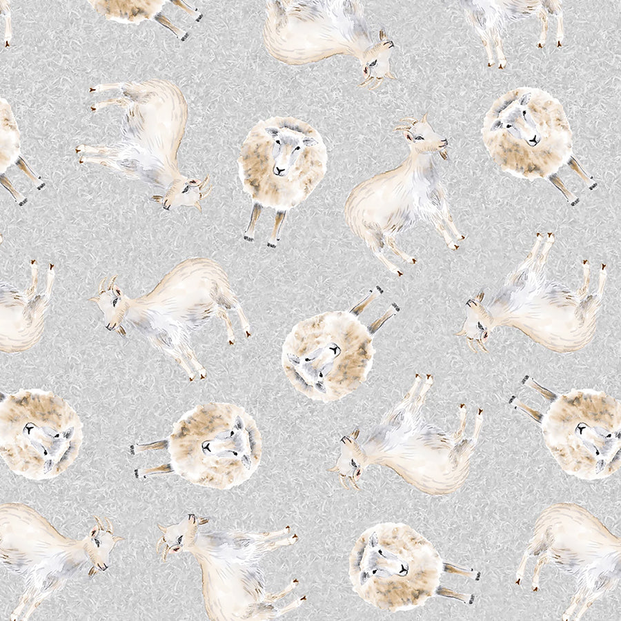 Little Seedlings Farm Sheep Light Grey