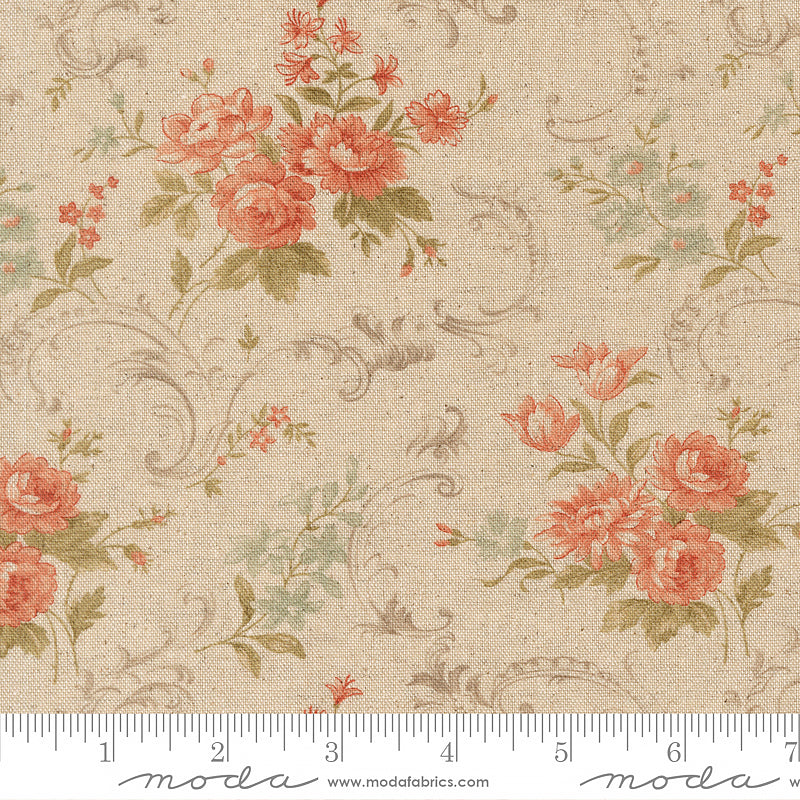 Dearly Beloved Blissful Florals Mochi Linen Lace