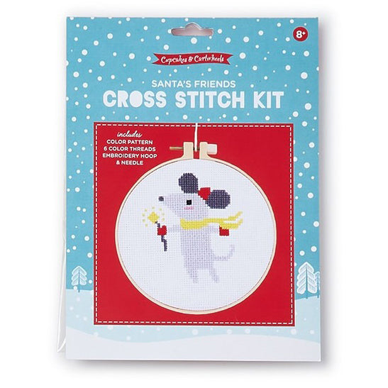 Santa's Friends Cross Stitch Kit from Moda Fabrics