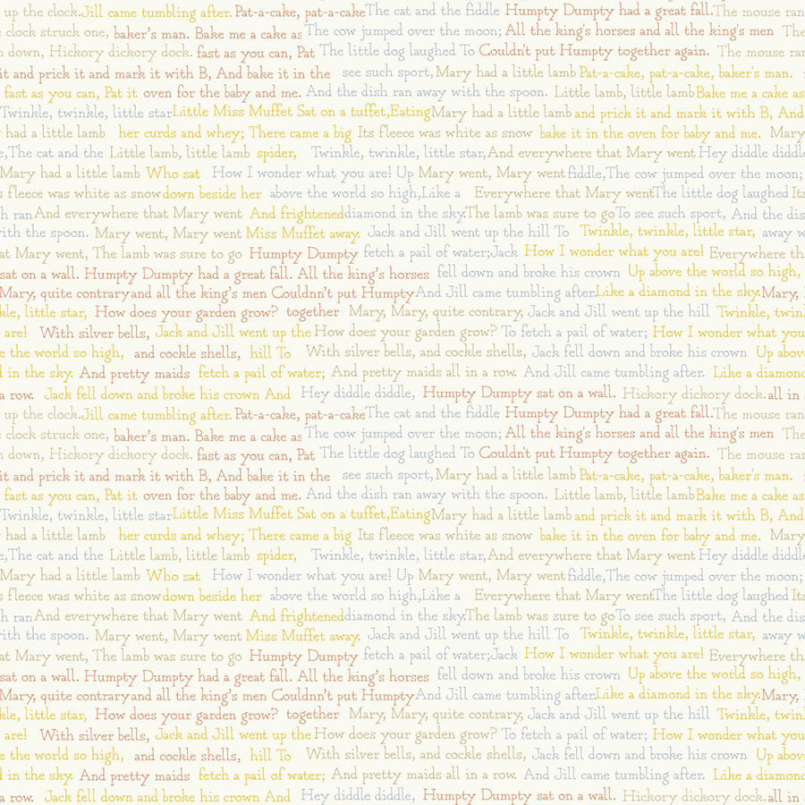 Nursery Rhyme Time Rhymes Ivory