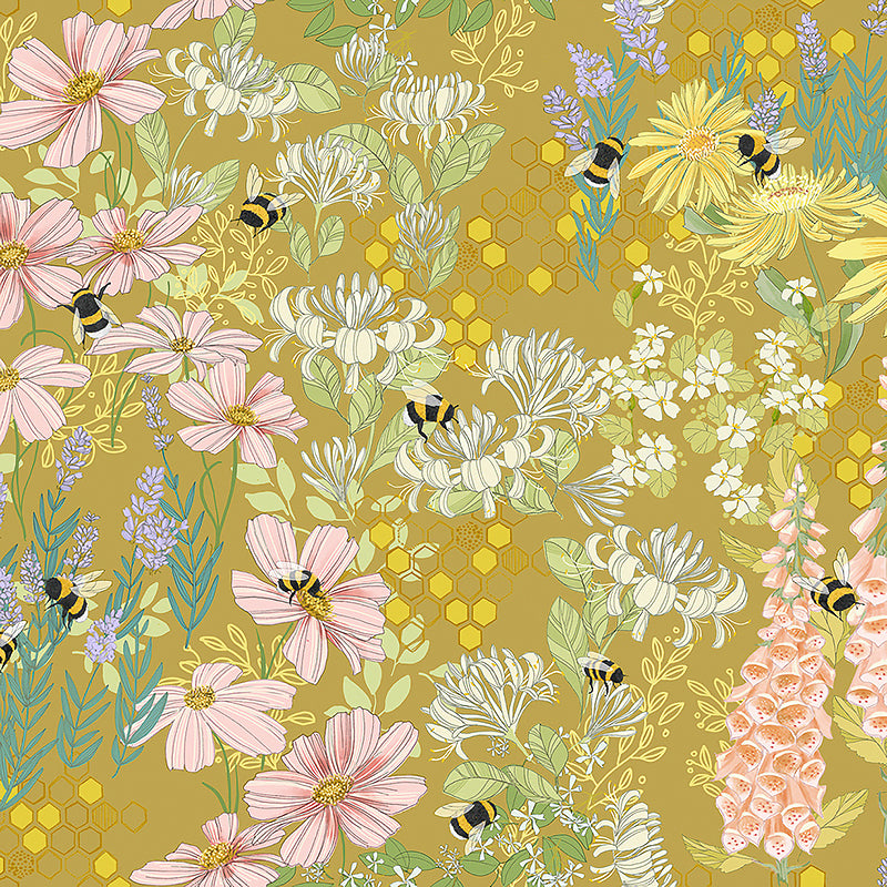 Pollinators Bee Garden Golden