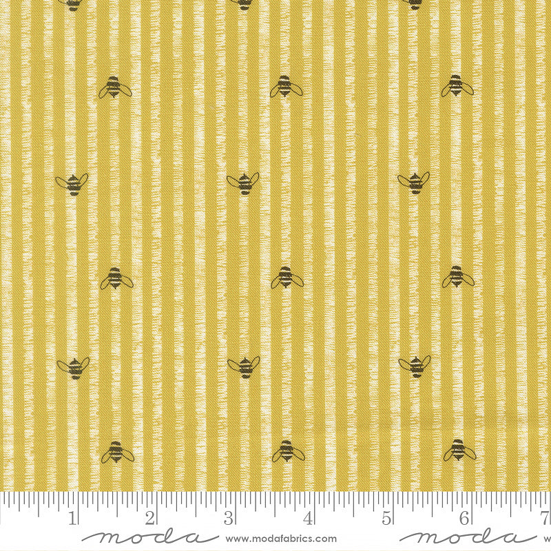 Pollinators Bee Stripes Golden