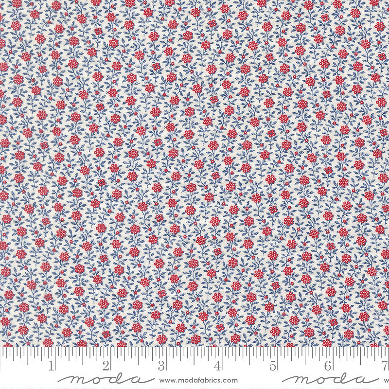 American Gathering III Small Florals Cloud