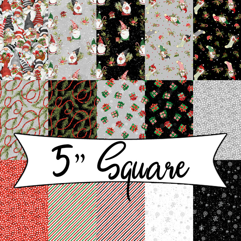 Merry Gnome-ments 5 Karat Crystals 5" Squares