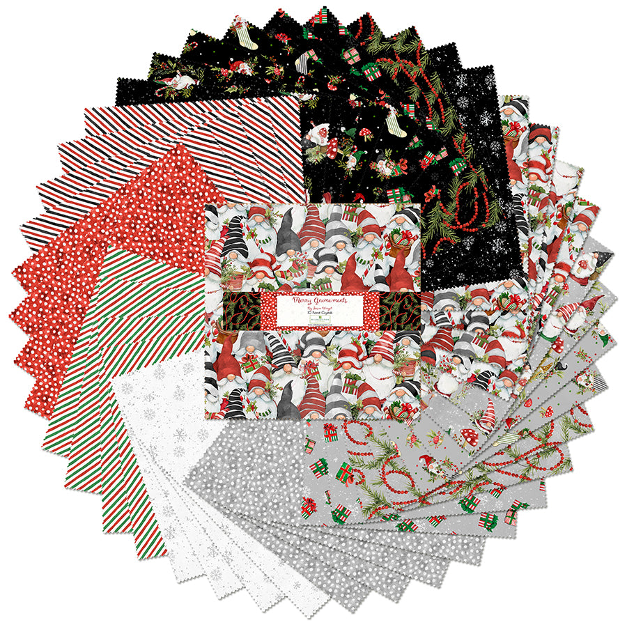 Merry Gnome-ments 10 Karat Crystals 10" Squares