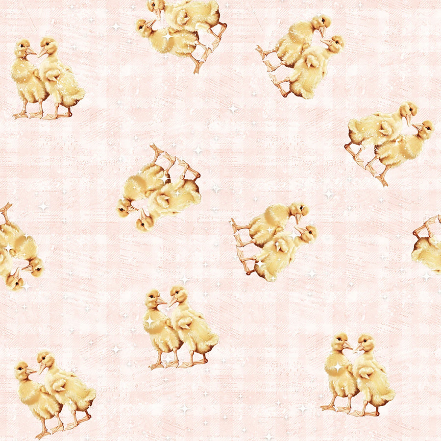 Sweet Spring Ducks Pink