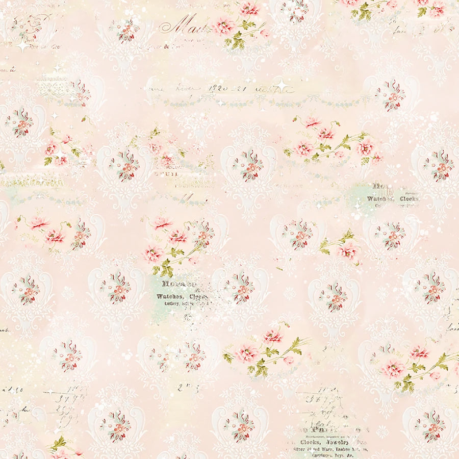 Sweet Spring Flowers with Texture Pink