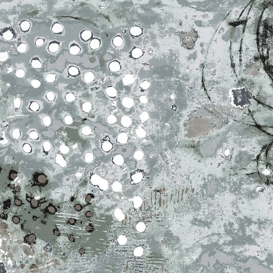 108" Quilt Backs Spotted Graffiti Snowball from Windham 3 YARD CUT