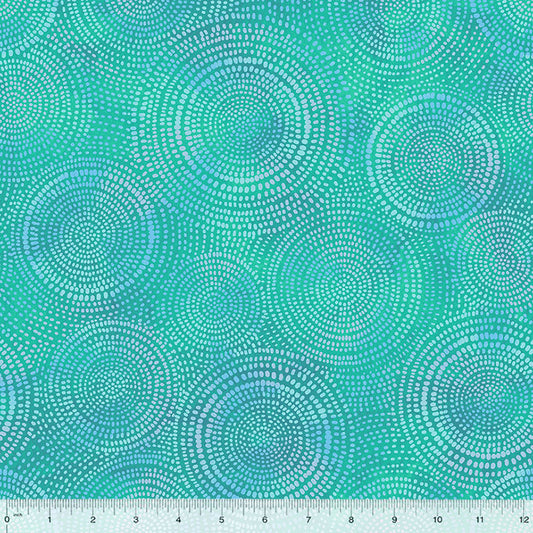 108" Quilt Backs Radiance Cyan from Windham 3 YARD CUT