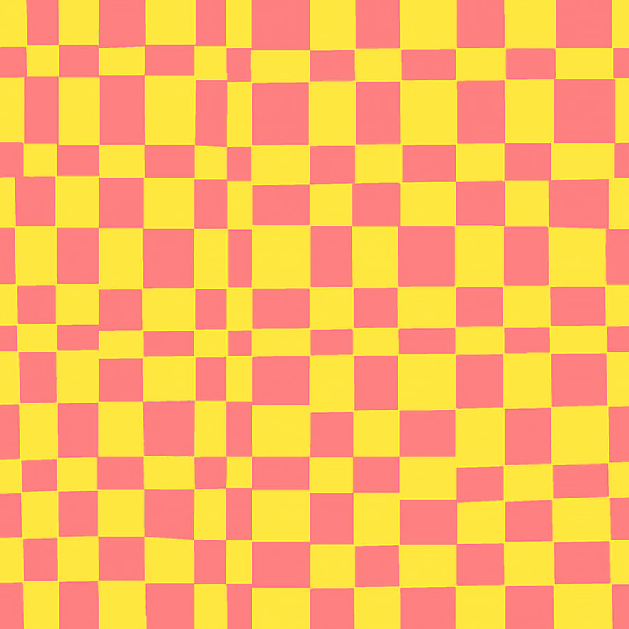 Windham Kaleidoscope Checker Glow/Limeade 1 Yard Cut