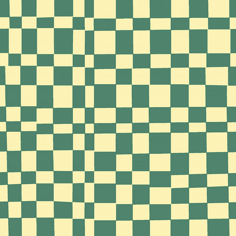 Kaleidoscope Checker Agave/Vanilla Custard