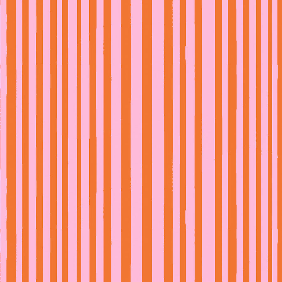 Kaleidoscope Mini Stripe Posy/Pumpkin