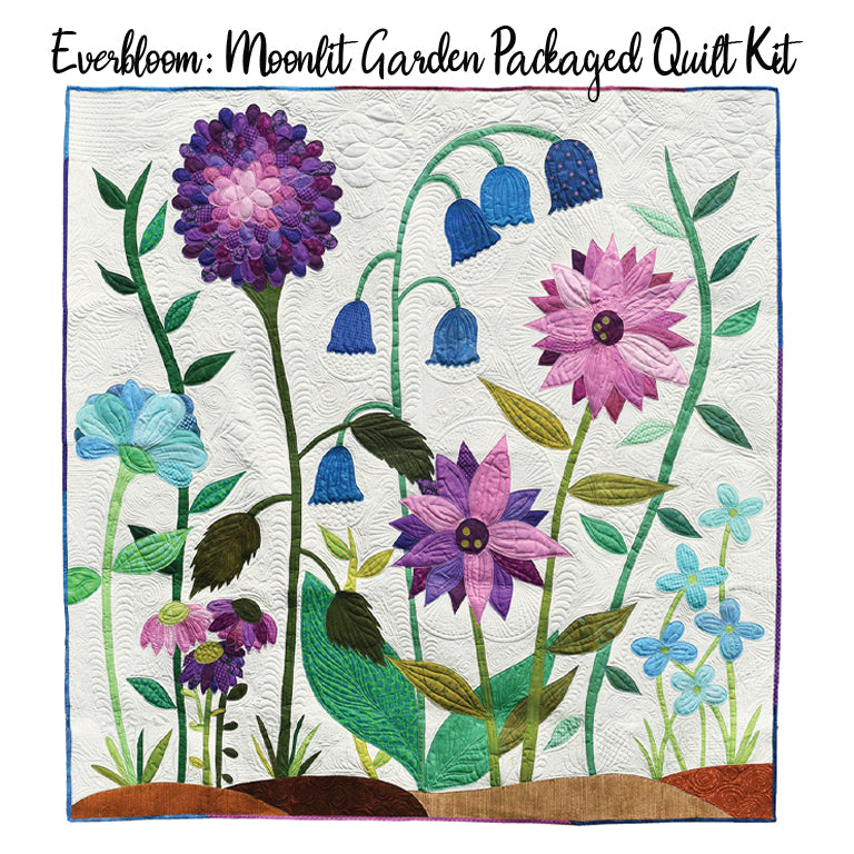 Everbloom: Moonlit Garden Packaged Quilt Kit from Windham