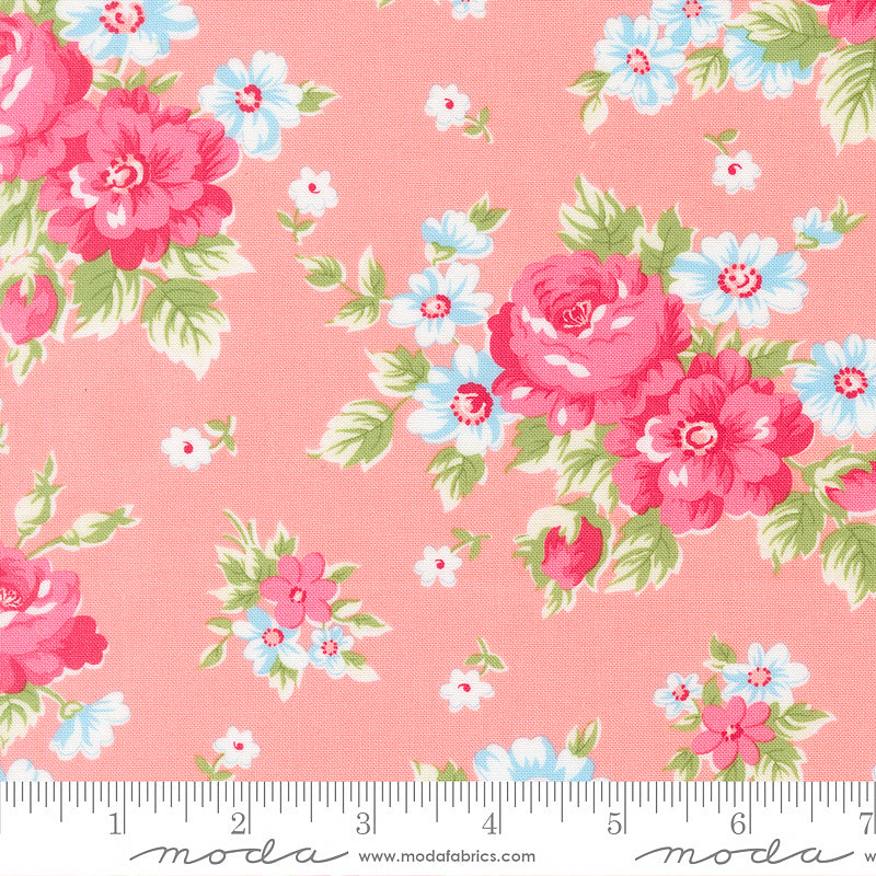 A Cat Named Stitch Blooming Florals Blush