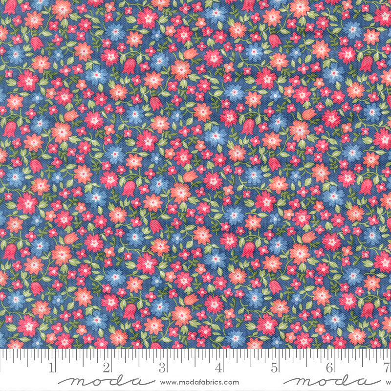 A Cat Named Stitch Small Florals Sea
