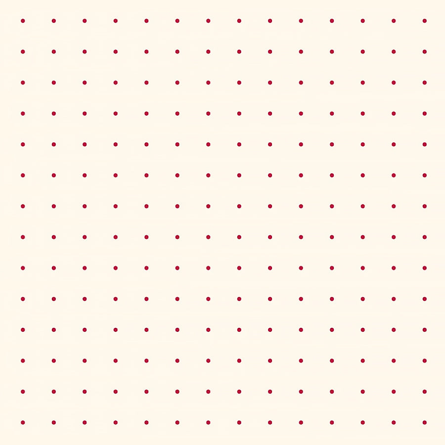 Core Classics Dot Grid Red/Ivory