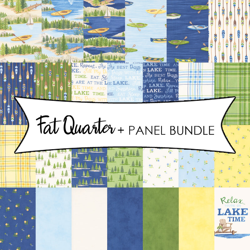 On Lake Time Fat Quarter + Panel Bundle