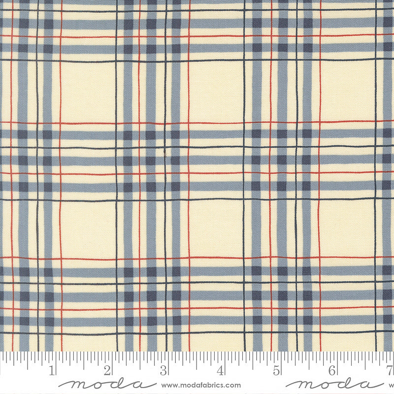 America 250 Years Checks & Plaid Parchment Blue