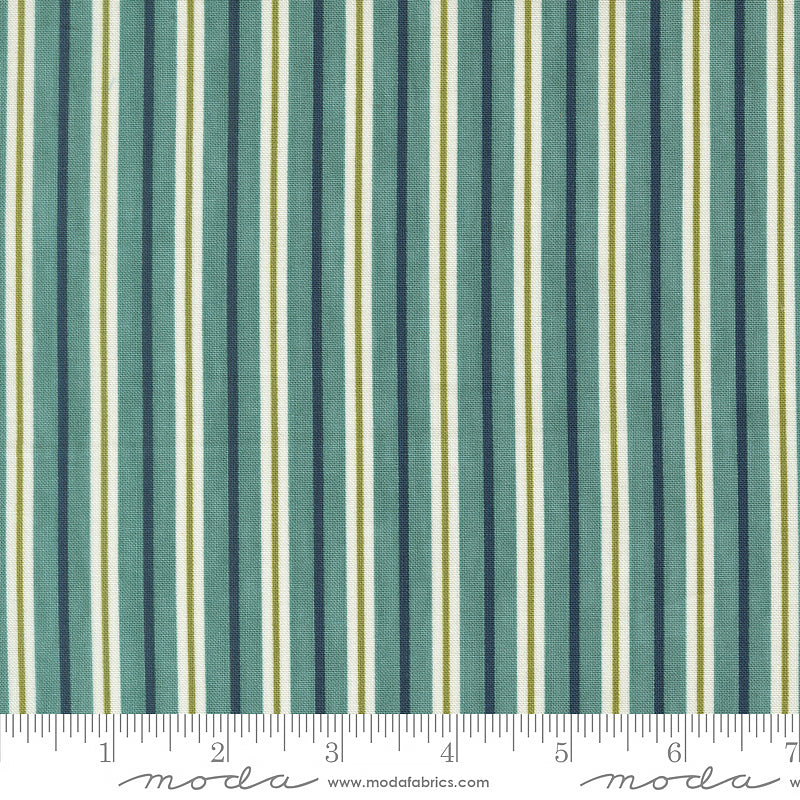 Seaside Coastal Stripes Aqua