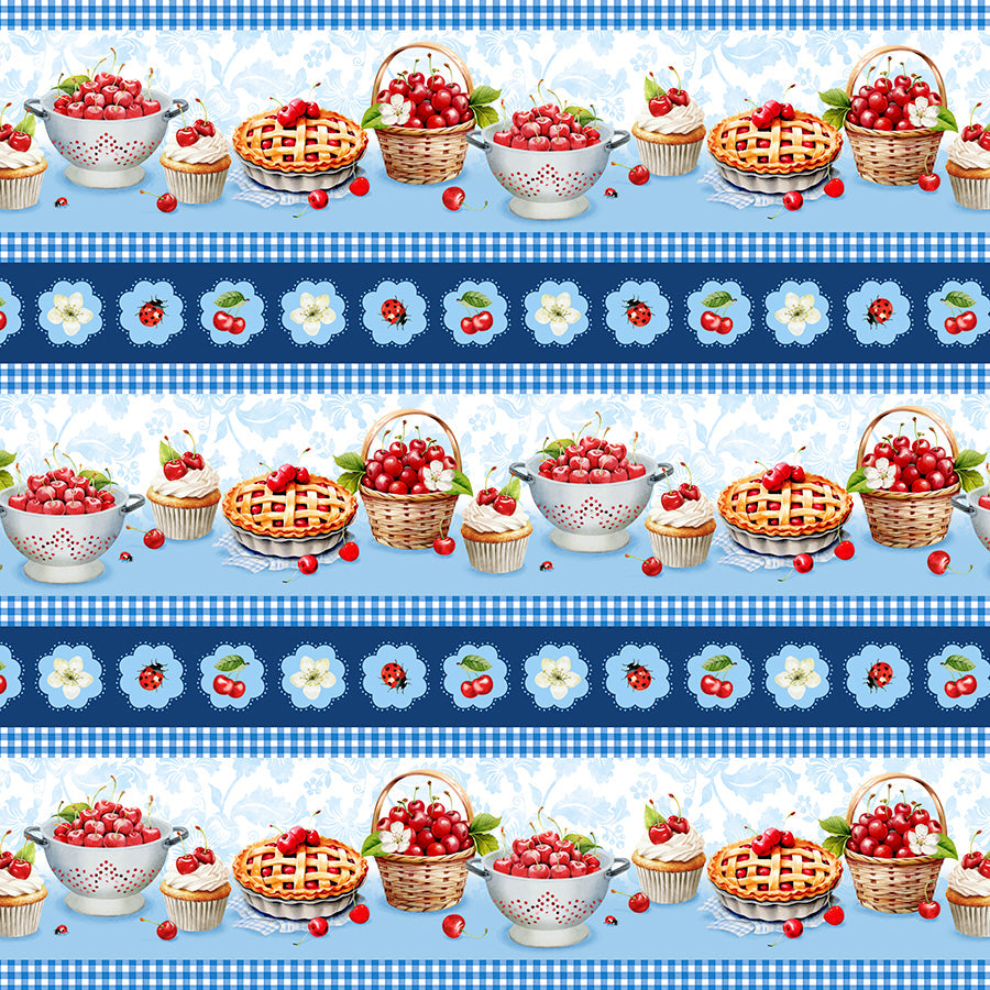 Sweet Cherry Repeating Stripe Multi