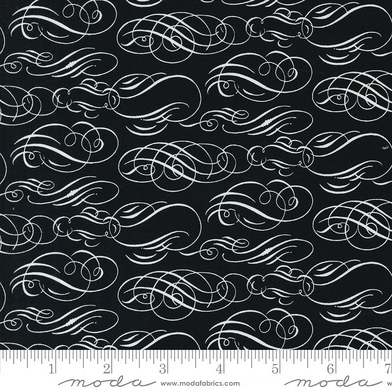 Sable & Swan Scrolls Ebony
