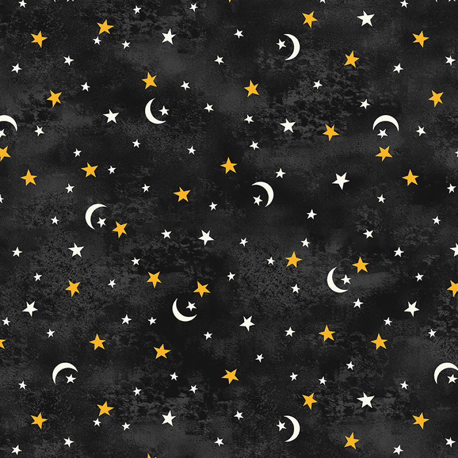 Camping Gnomes Nighttime Stars Dark Charcoal