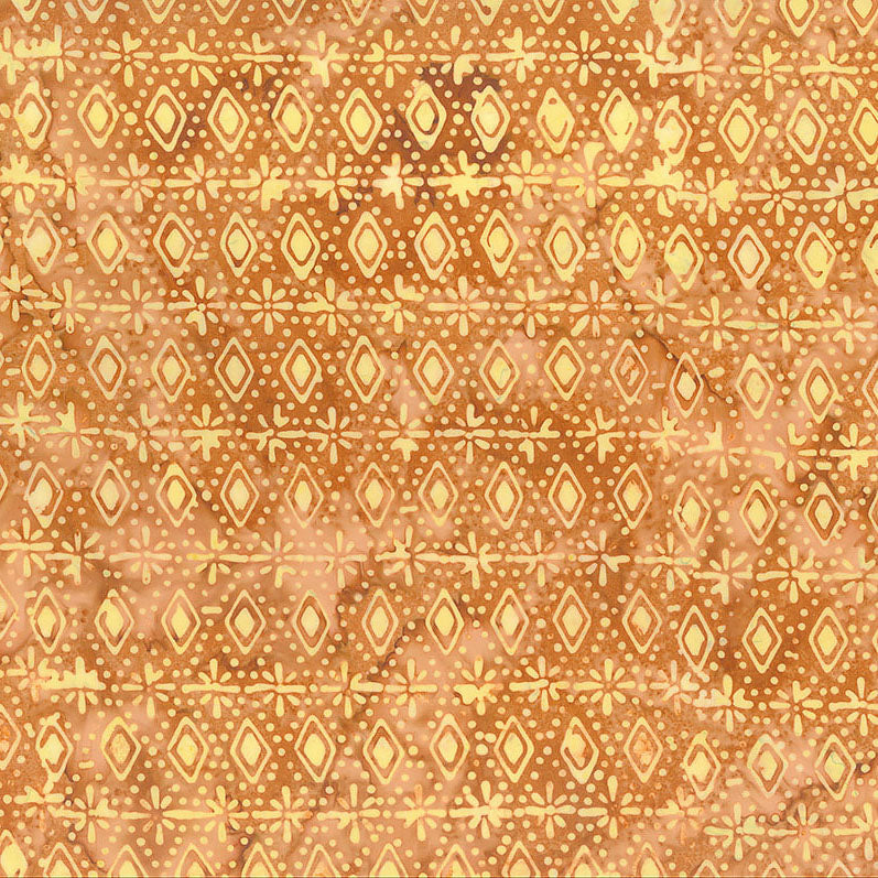 Tile Fusion Batiks Diamond Dot Sienna