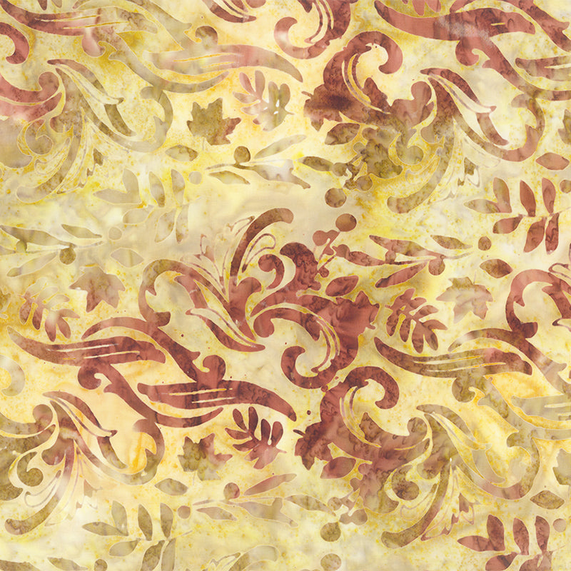 Changes in Seasons Batiks Florals Sunglow