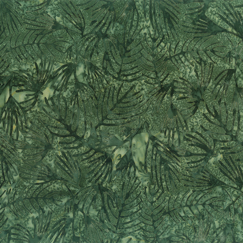 Changes in Seasons Batiks Ferns Evergreen