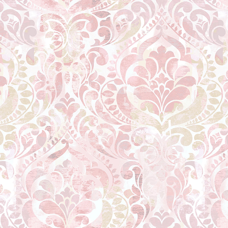 118" Wide Quilt Backing You Damask! Blush from StudioE 3 YARD CUT