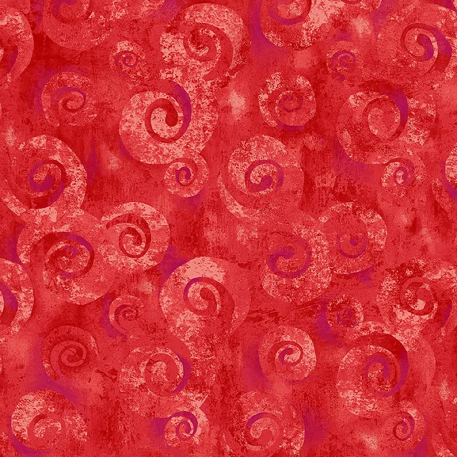 118" Wide Quilt Backing Spiral Storm Swirl Texture Valentine
