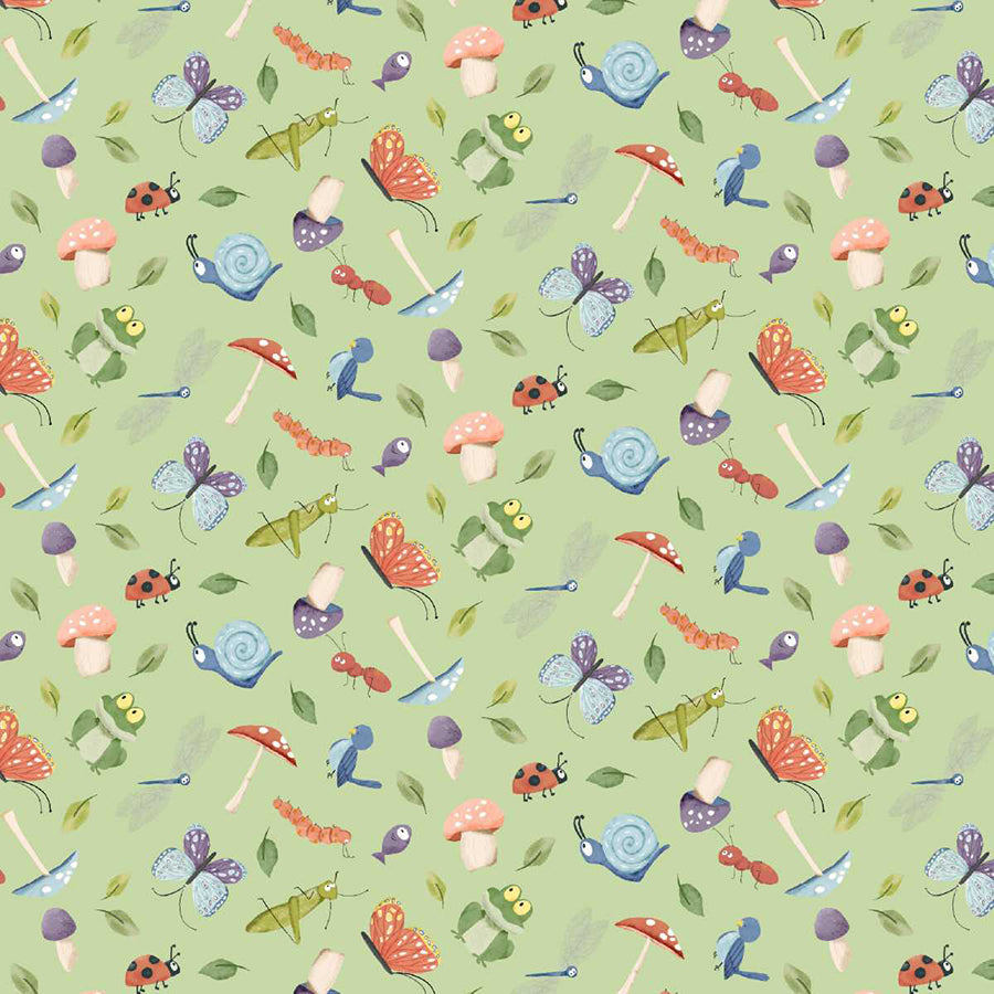 Lucky Duck Motif Toss Matcha