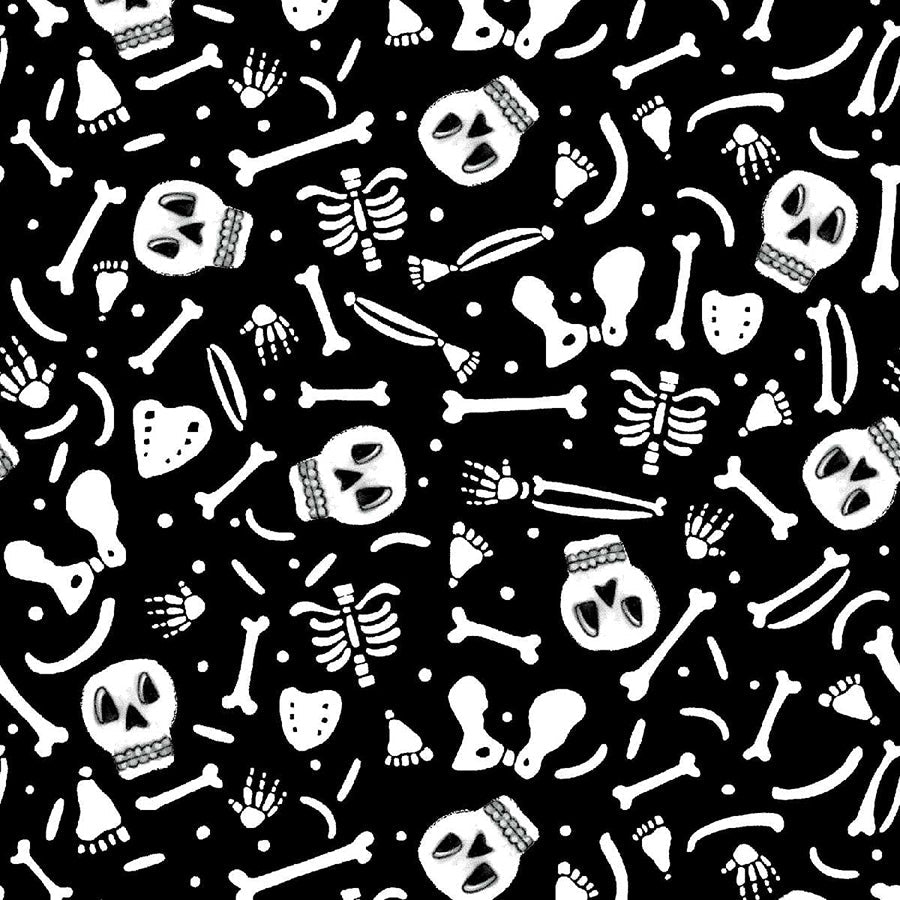I Made A Boo-Boo Skulls & Bones Toss Black