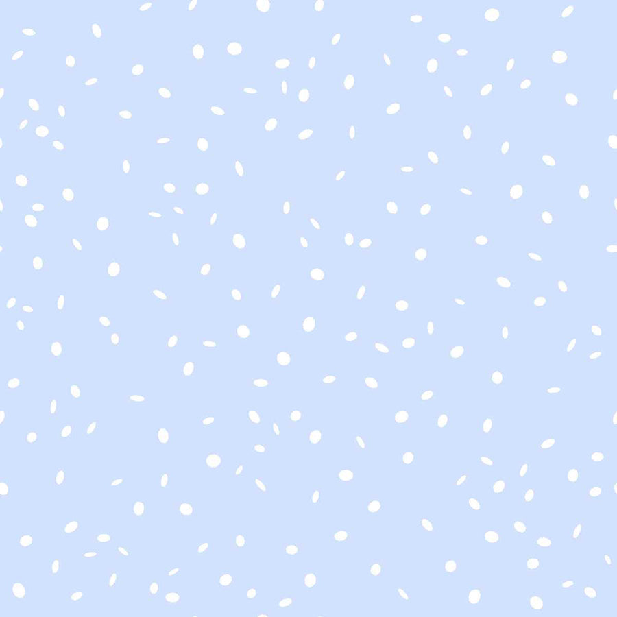 Christmas at Pooh Corner Snowflakes Light Blue