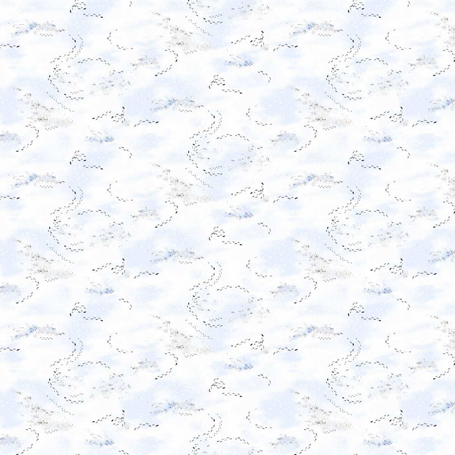 Christmas at Pooh Corner Frosted Footprints Snow