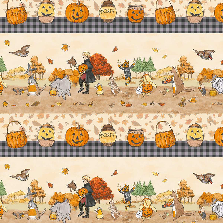 Haunted Acre Wood Stripe Yellow
