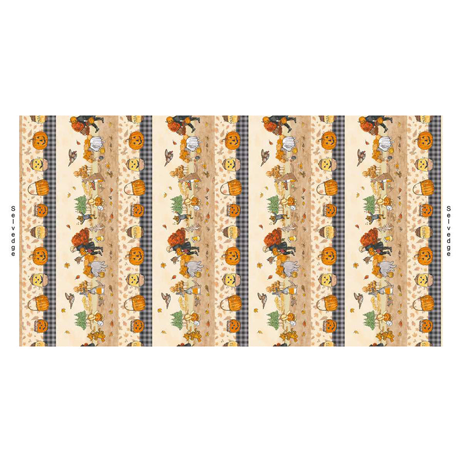 Haunted Acre Wood Stripe Yellow