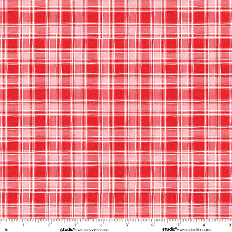 The Cool Club Flannel Plaid Red