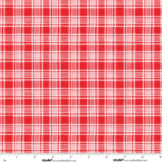 The Cool Club Flannel Plaid Red