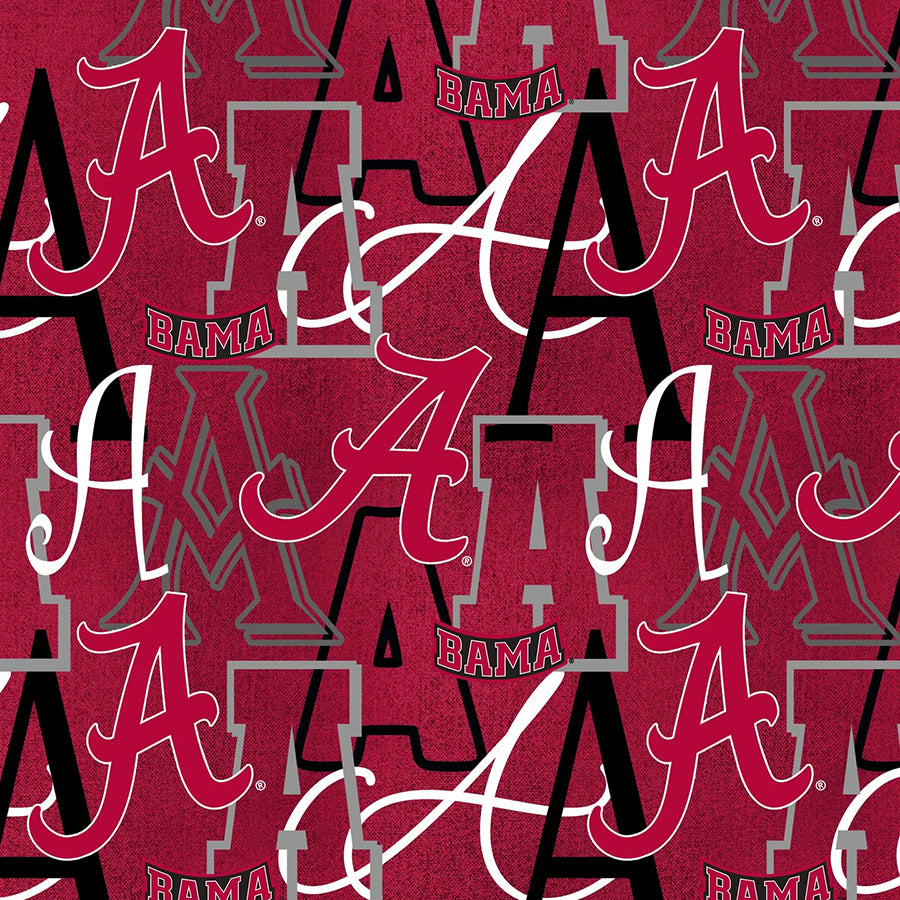 College Fabrics Alabama Letters