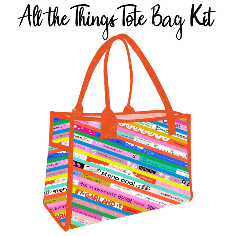 All the Things COMPLETE Tote Bag Kit with Selvedge Magic from Ruby Star Society