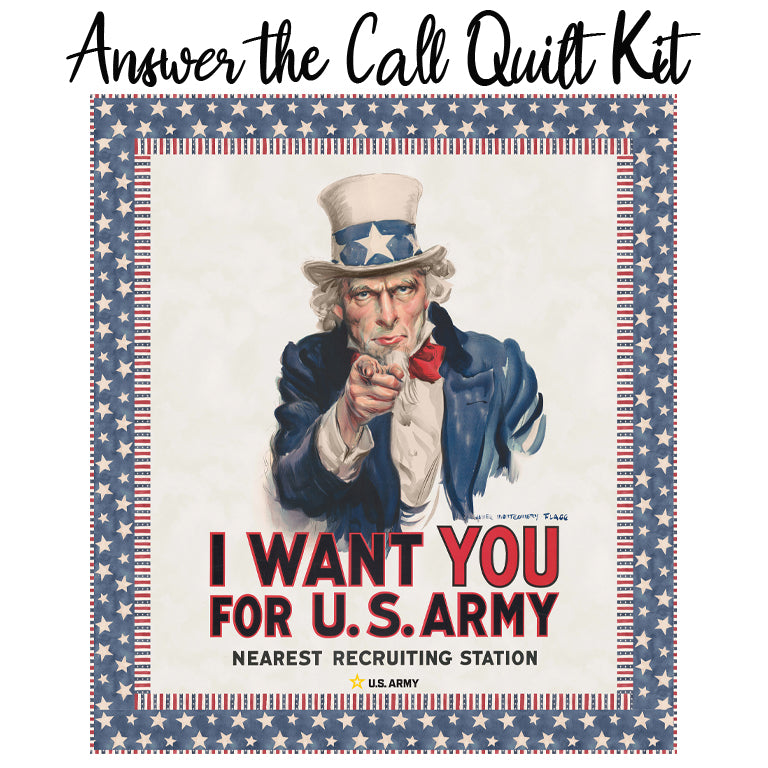 Answer the Call Quilt Kit with Heroes Wanted Minky from A.E. Nathan