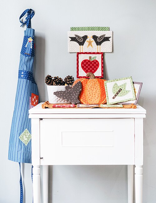 Machine Embroidery USB Autumn in the Kitchen by Lori Holt for Riley Blake