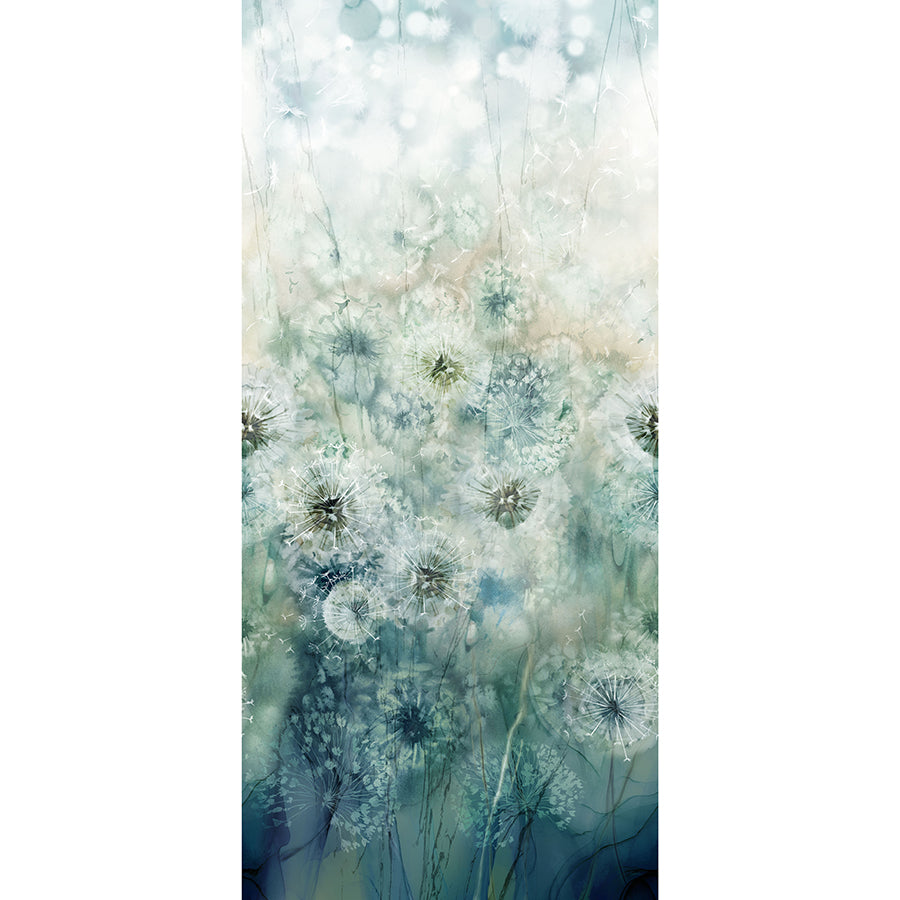 108" Wide Quilt Backing Whisper Scenic Turquoise Multi