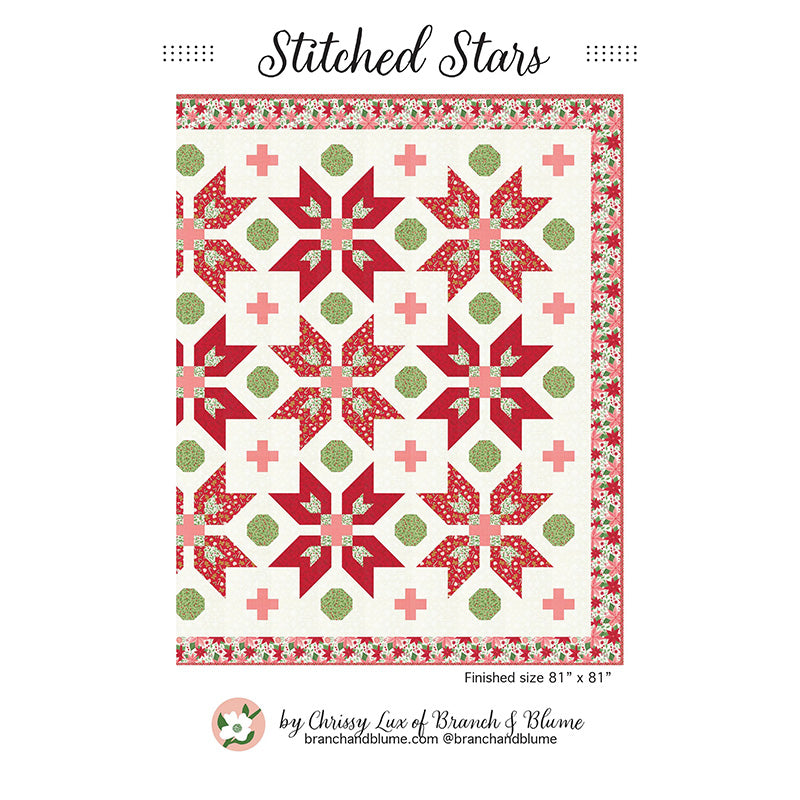 Stitched Stars Quilt Pattern