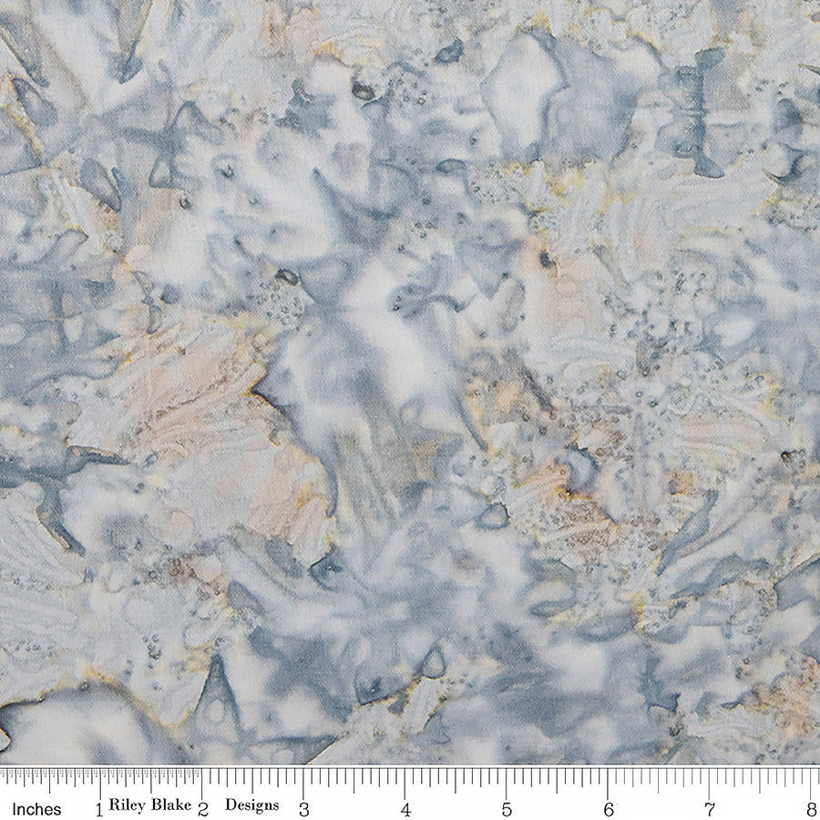 Elementals Color Play Mottled Batiks Frost