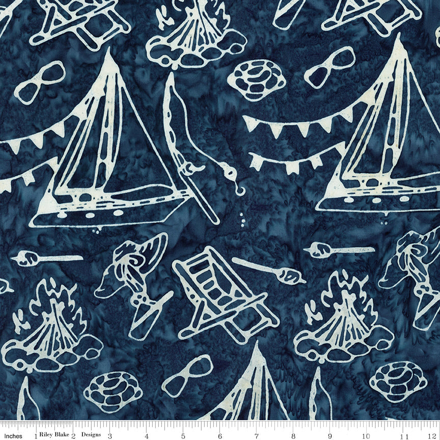 Expressions Batiks Places You'll Go Camping Dark Skies