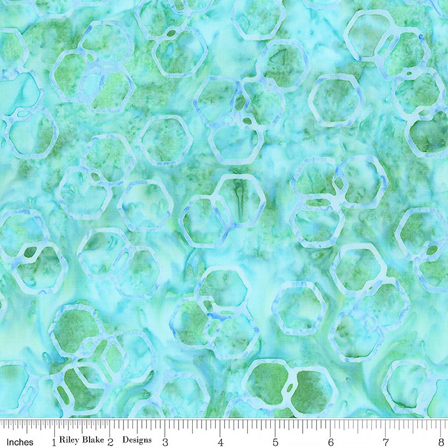 Watercolor Daisies Batiks Bubbles Pool Party